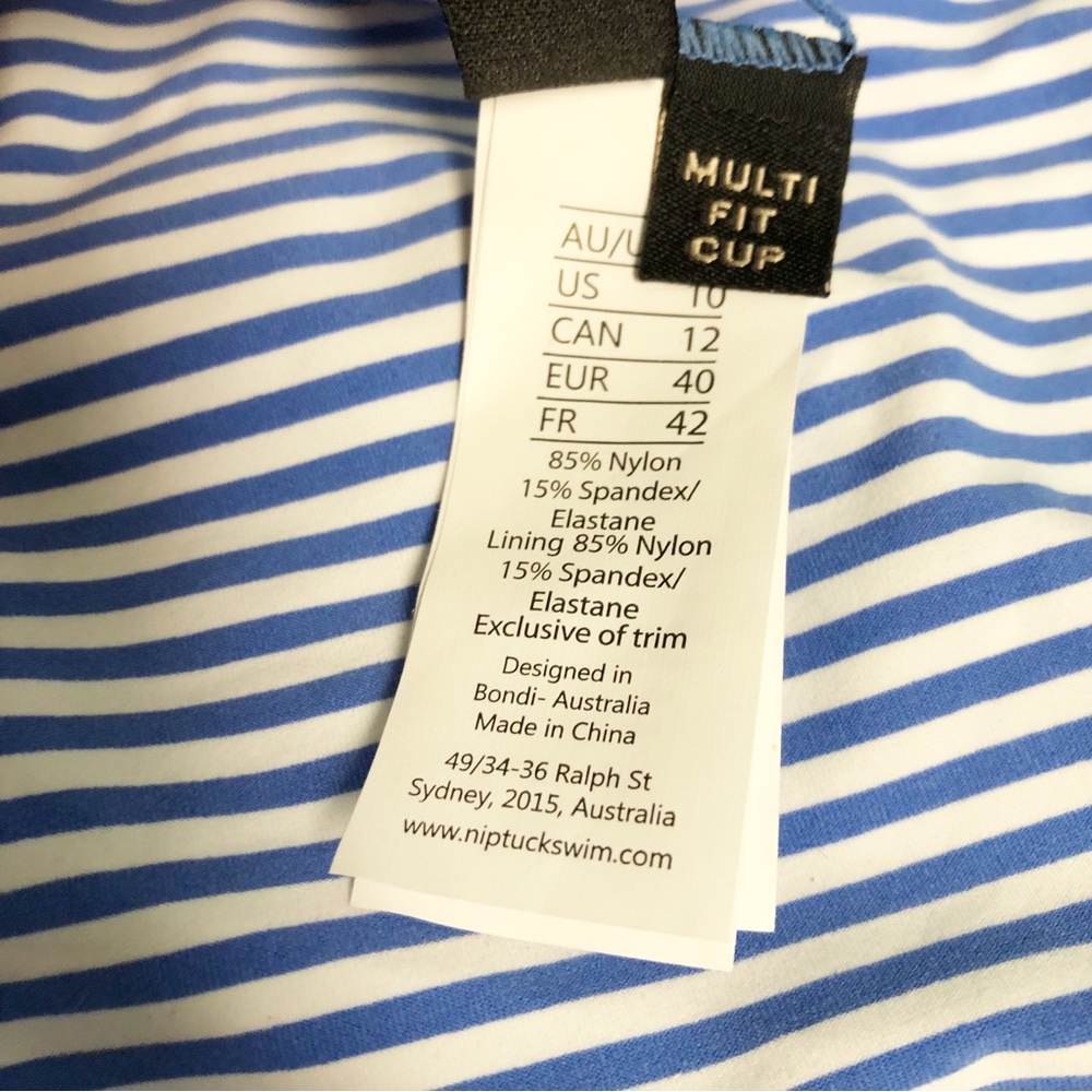 Nip Tuck Swim MultiCup Bra Reversible Bathing Suit NWT - Picture 4 of 5